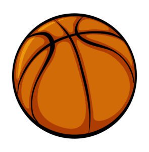 image of cartoon basketball