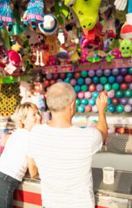 carnival games balloon dart toss how to beat dart fair games