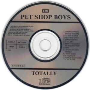 pet shop boys totally 1988 promo cd eleven 11 track collectors resale valuable cover black and white picture disc